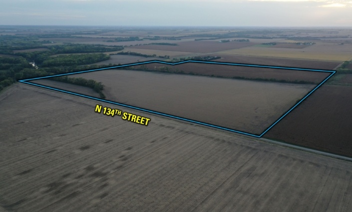 Drone outline NE corner - Burg Farm